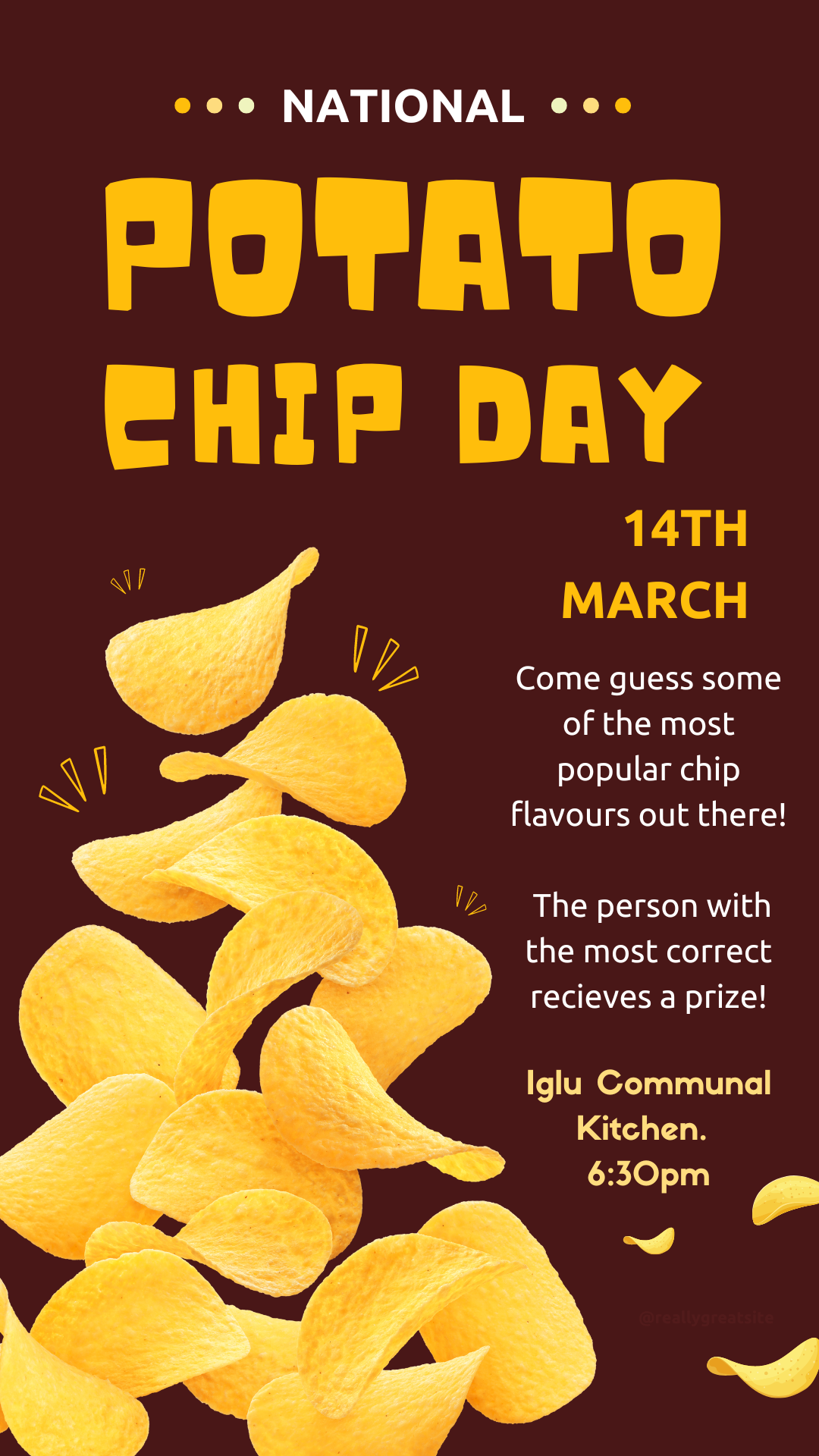 Potato Chip Day My Iglu Flagstaff Gardens