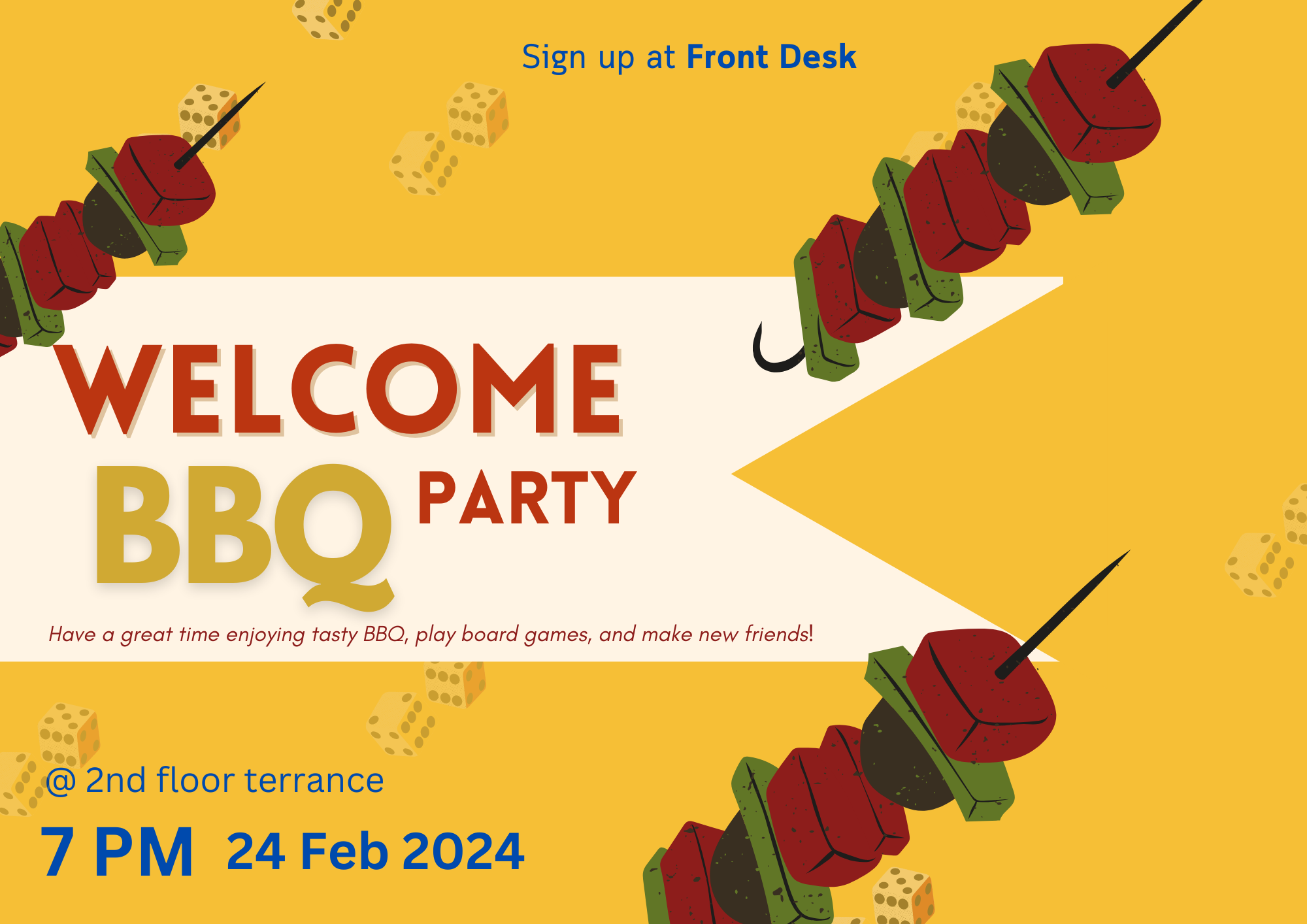 Welcome BBQ – My Iglu Flagstaff Gardens