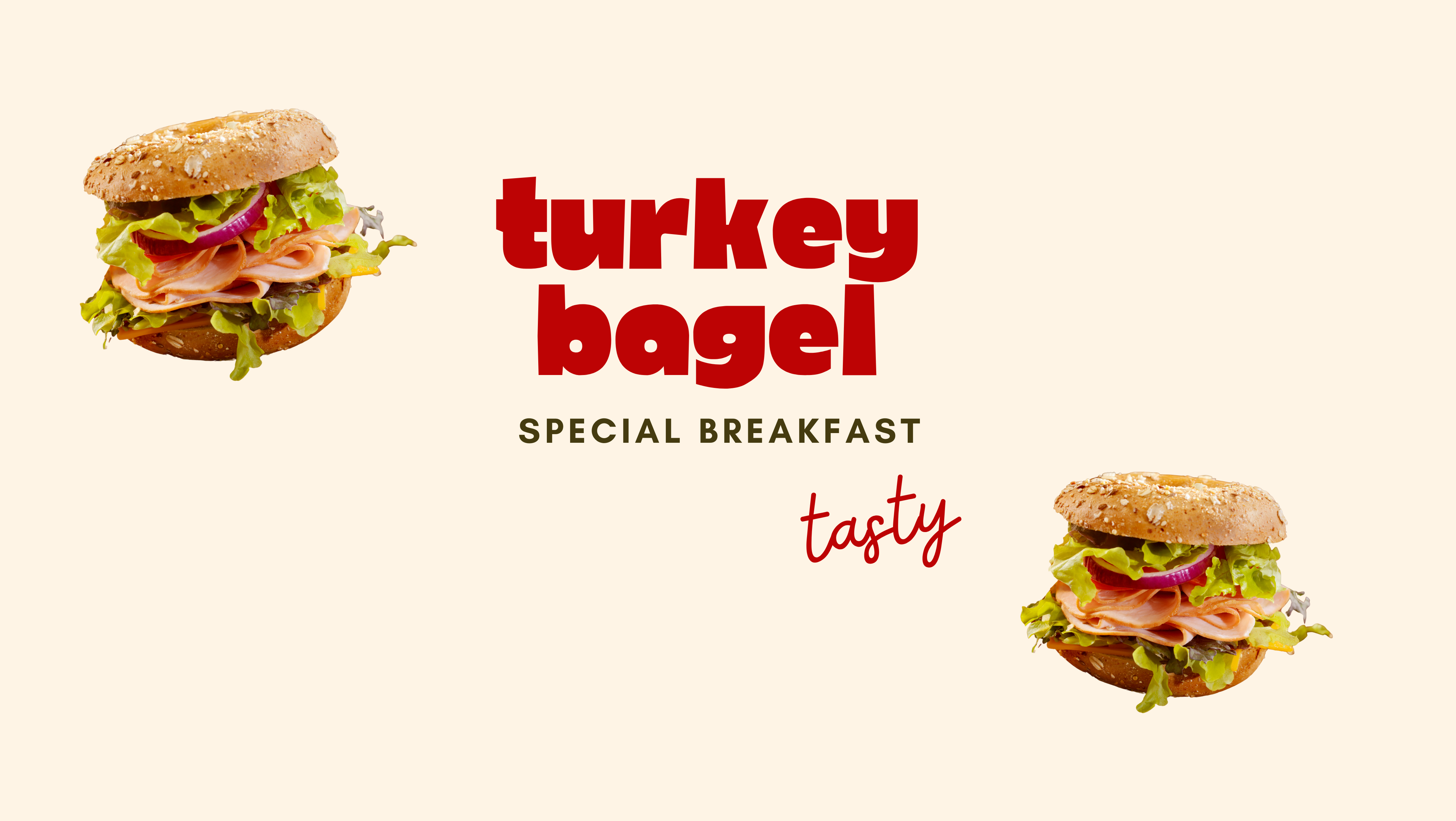 Special Breakfast - Turkey Bagel