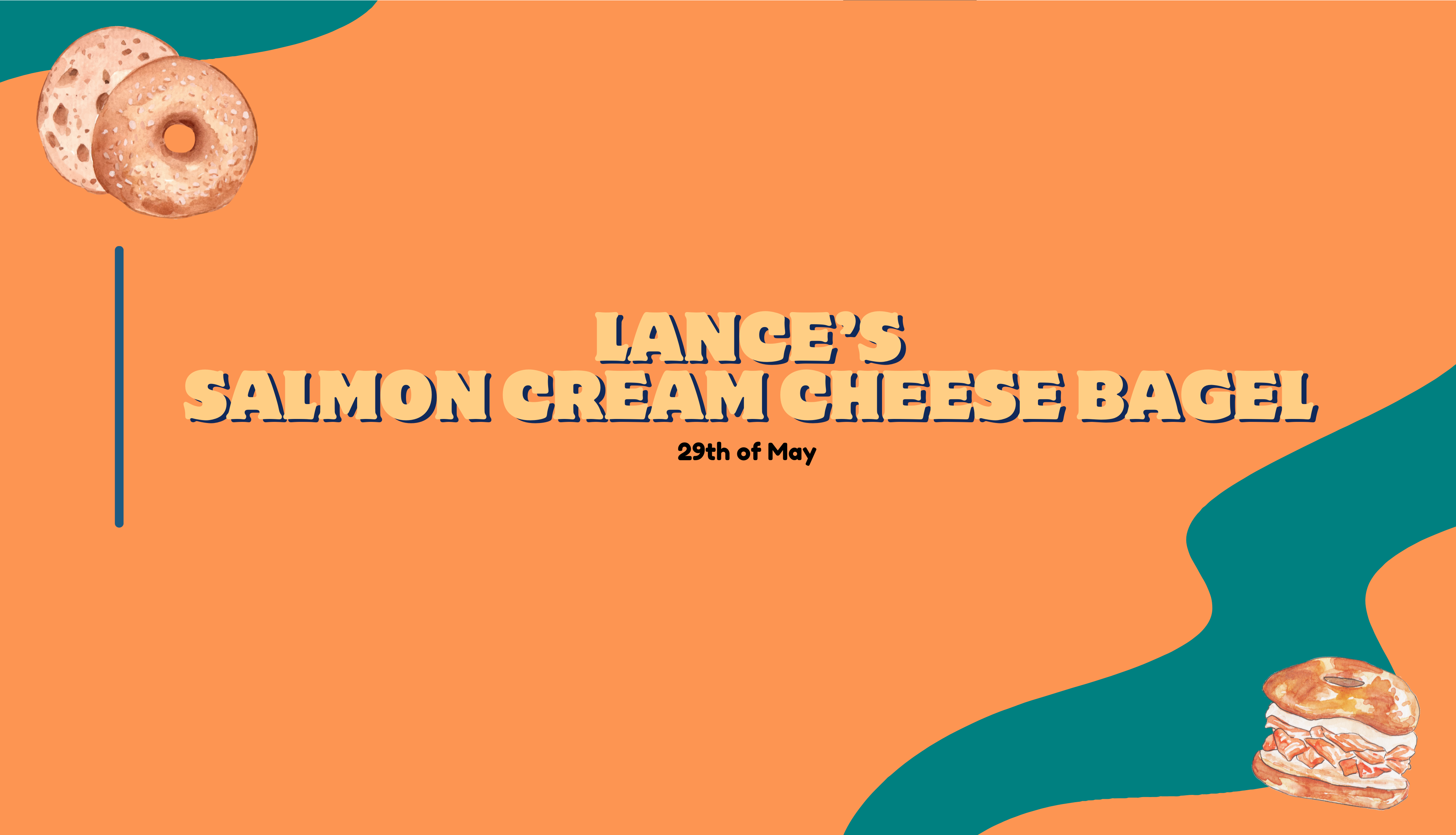 Special Breakfast - Salmon Cream Cheese Bagels