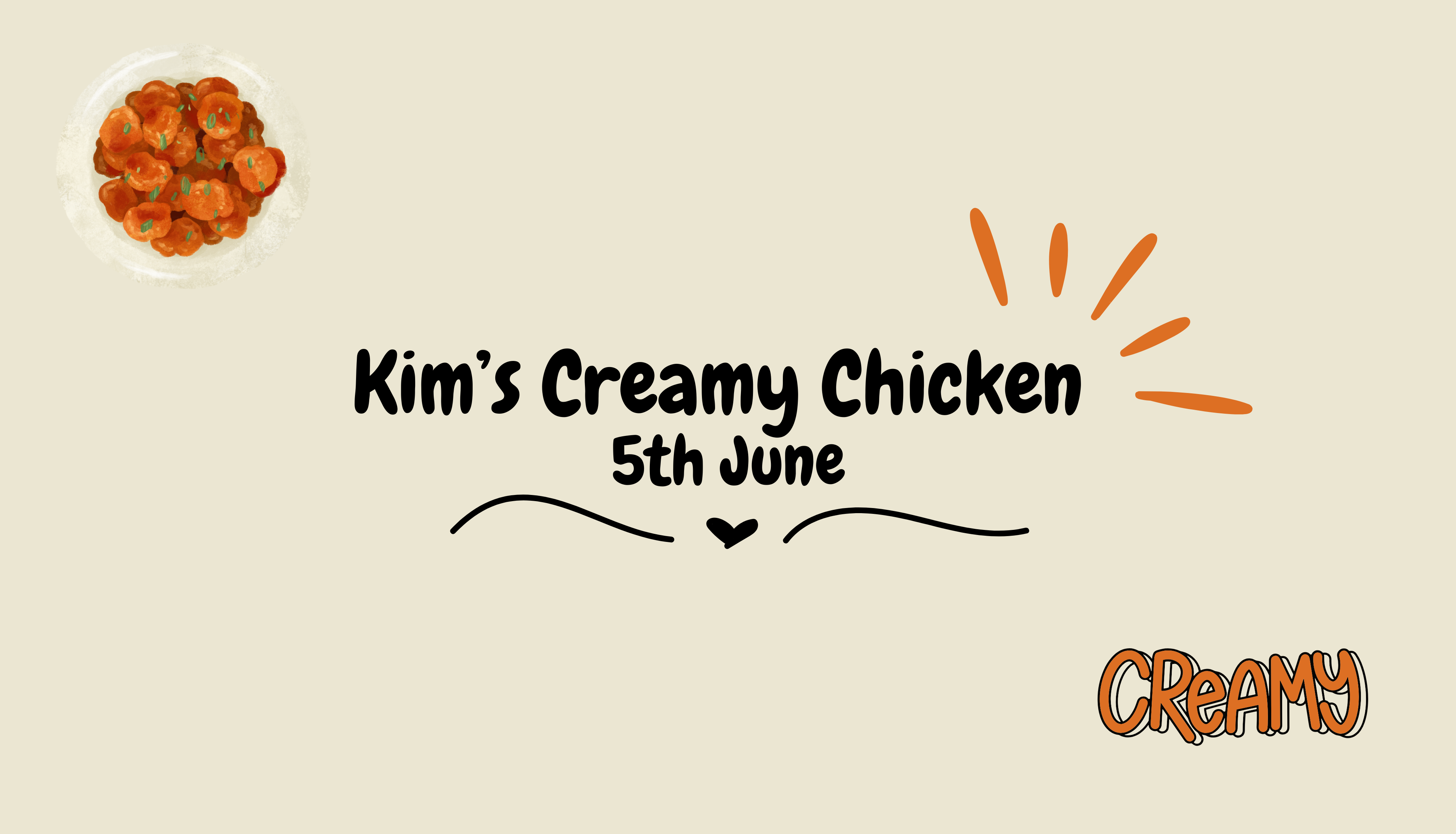 Special Breakfast – Kim's Creamy Chicken