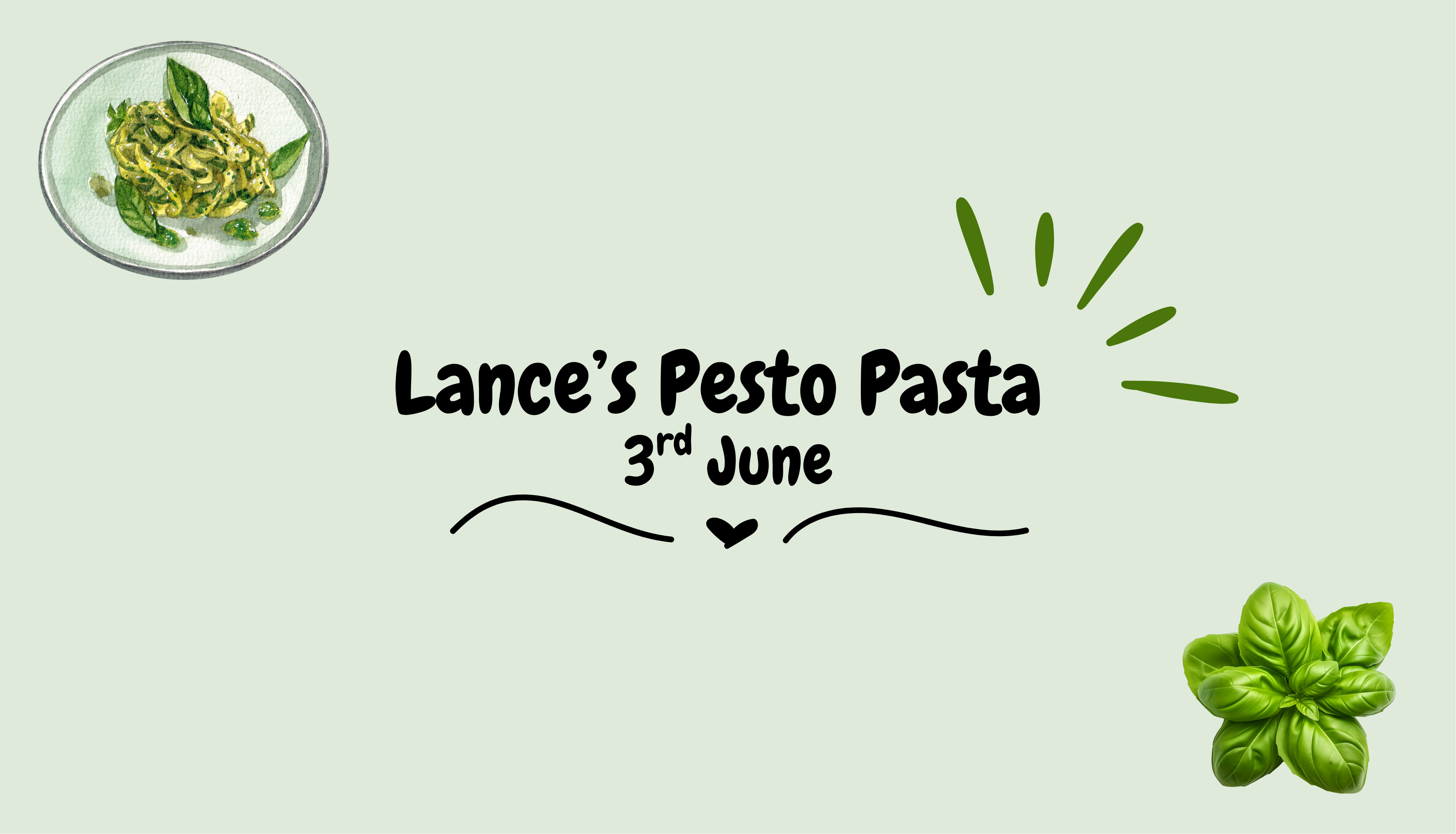 Special Breakfast - Lance's Pesto Pasta