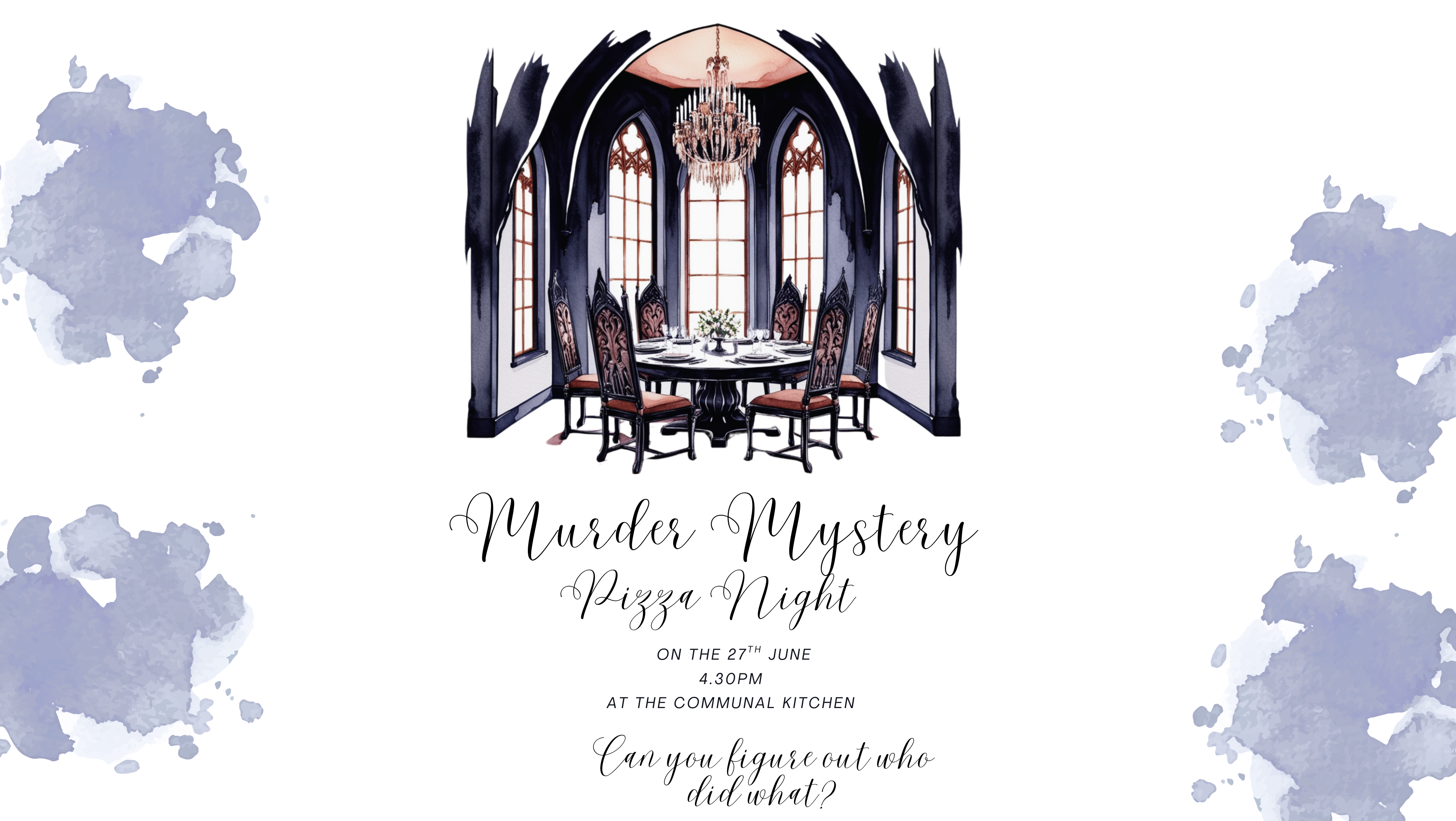 Murder Mystery + Pizza Night
