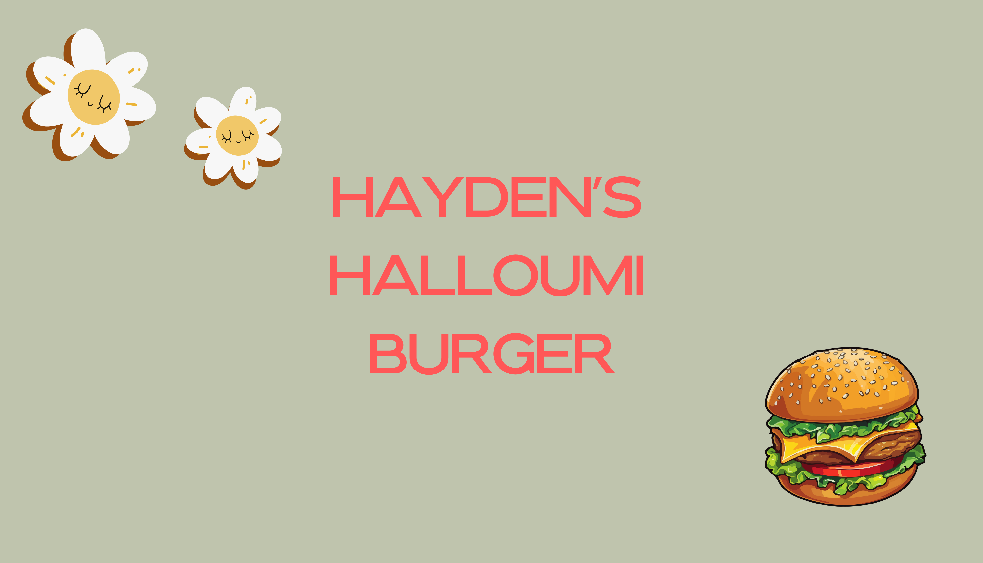 Hayden's Halloumi Burgers