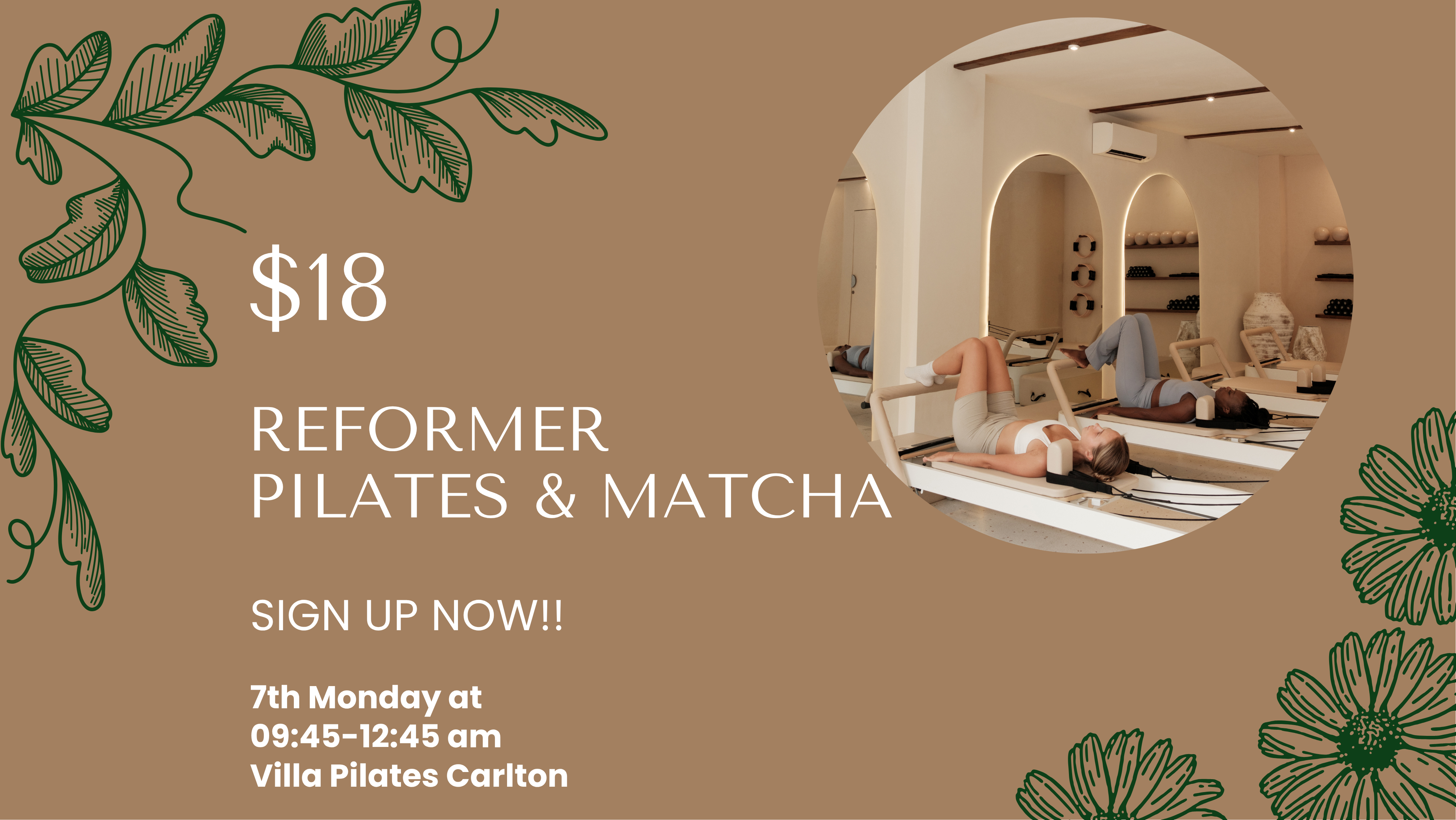 Reformer Pilates & Matcha