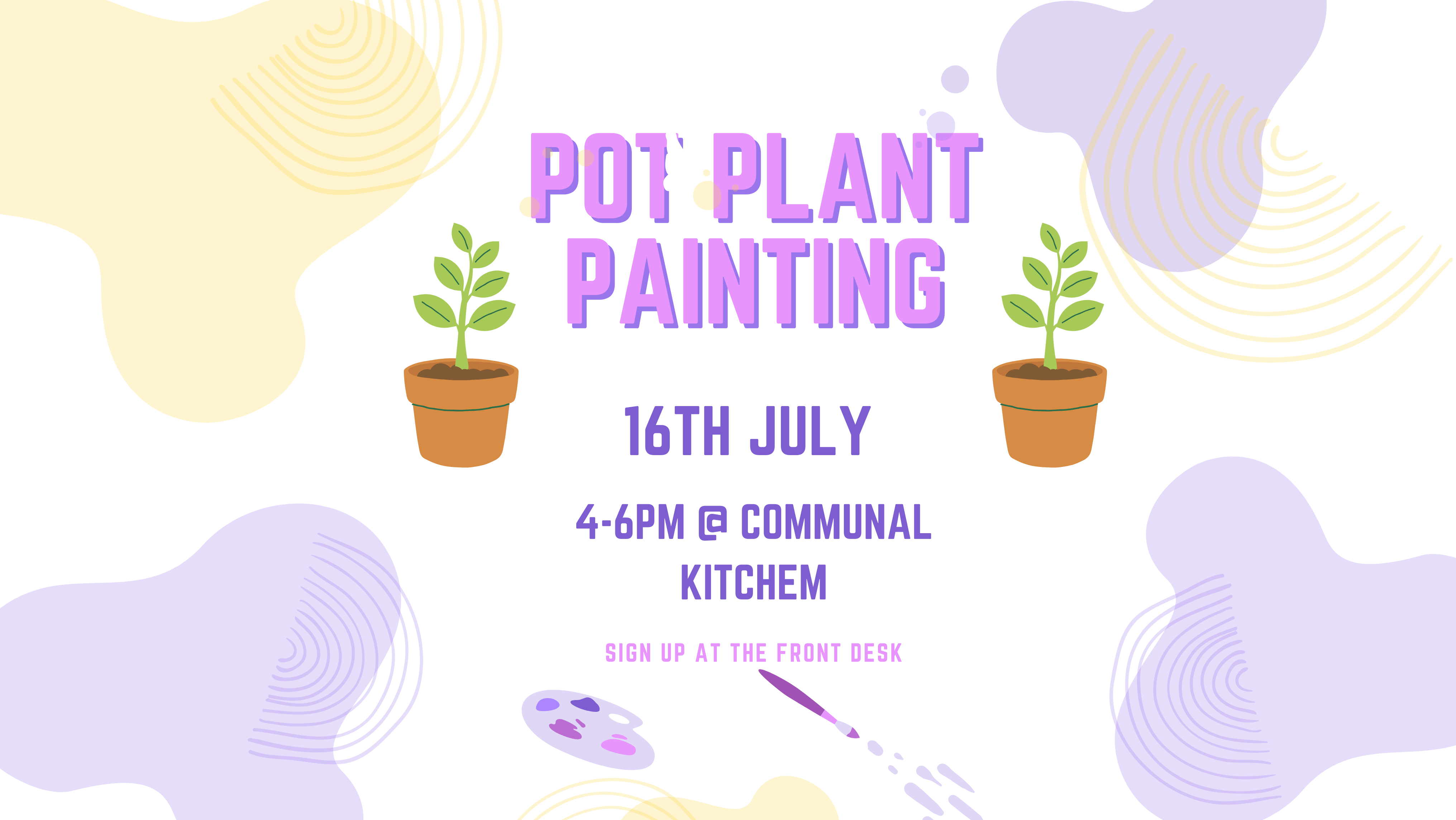 Pot Plant Painting