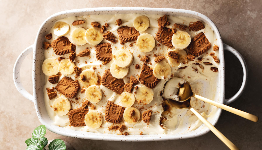 Special Breakfast: Biscoff Banana Pudding