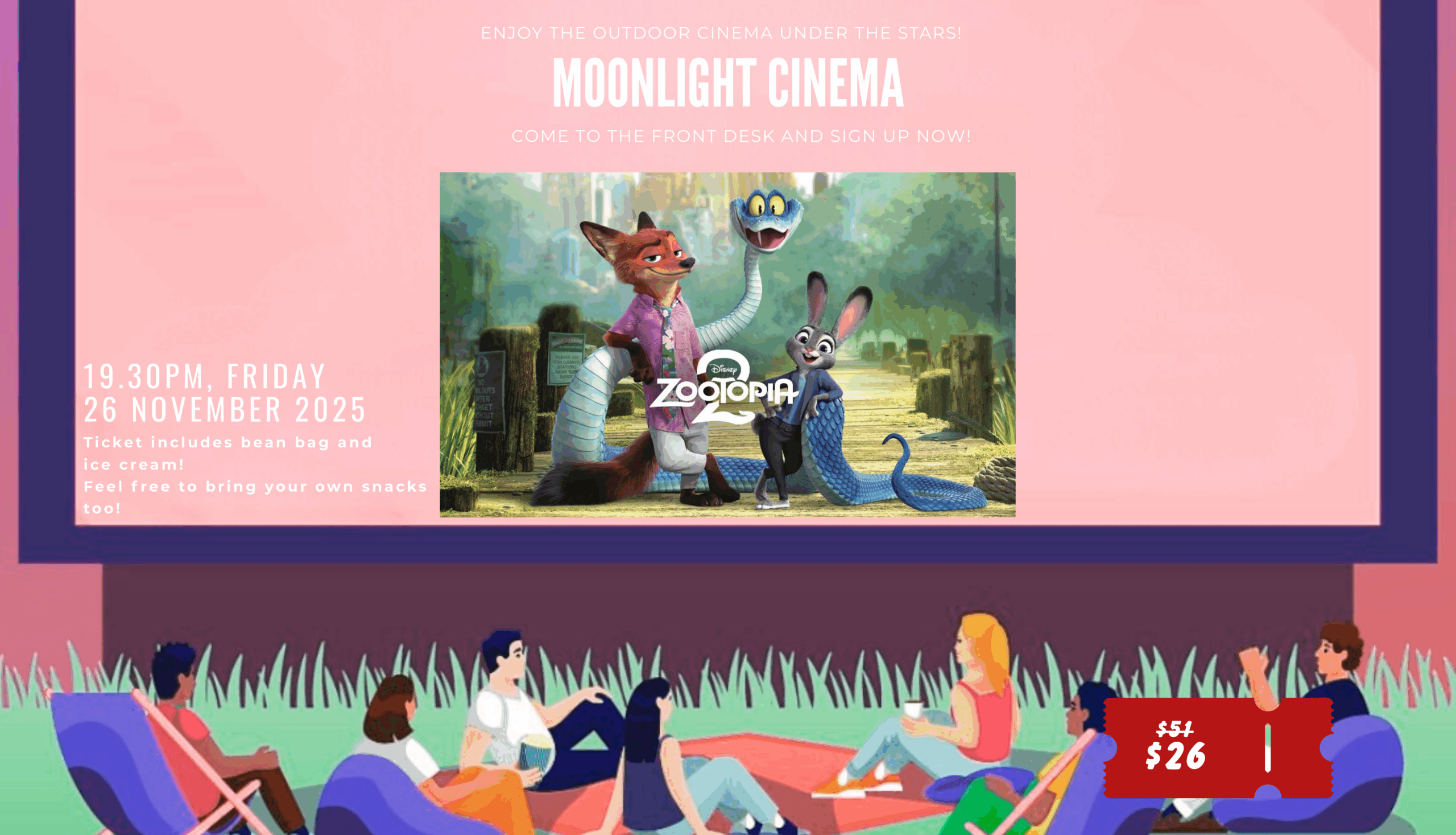 Moonlight Cinema: Zootopia