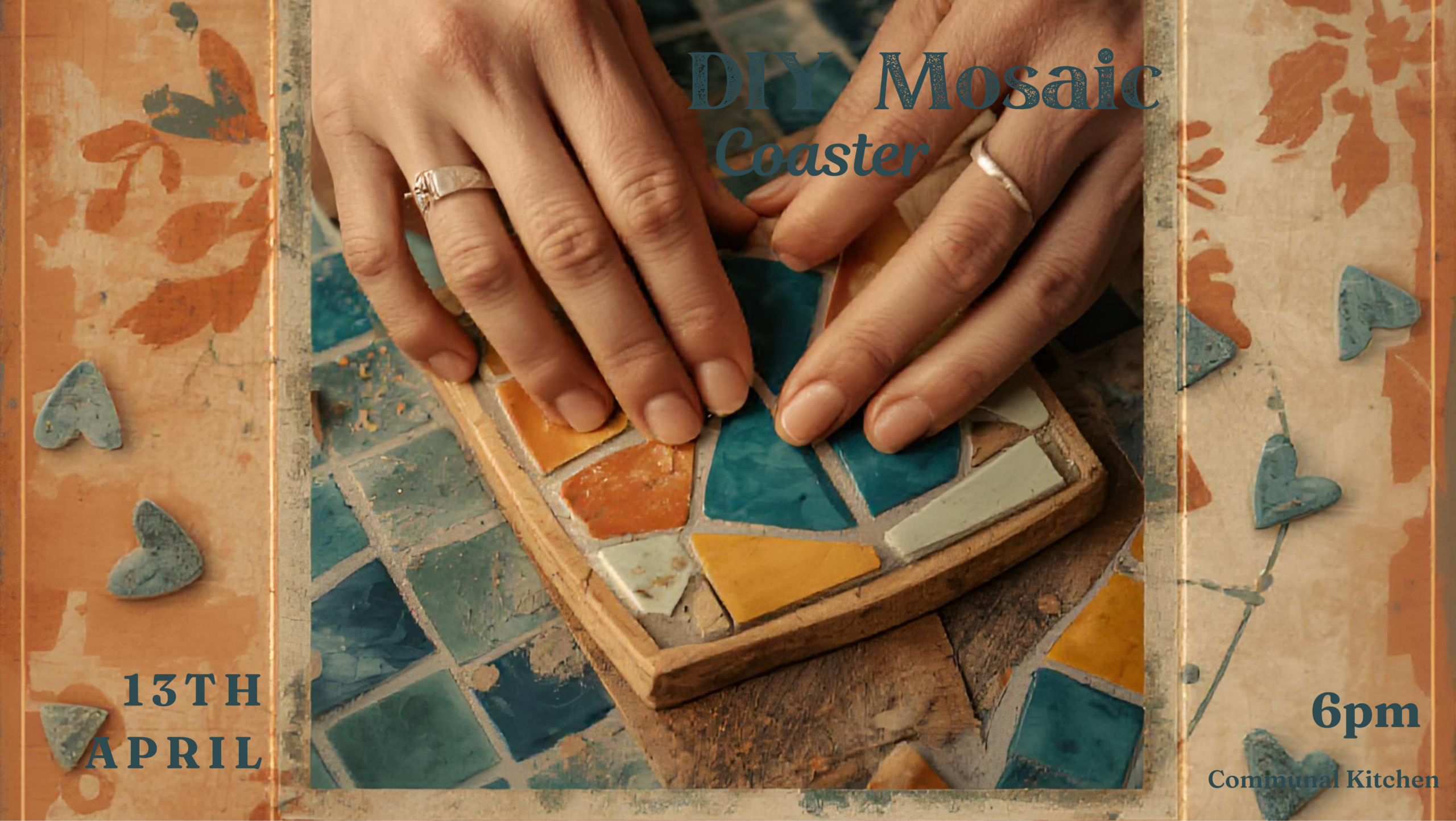 DIY Turkish Mosaic Coaster