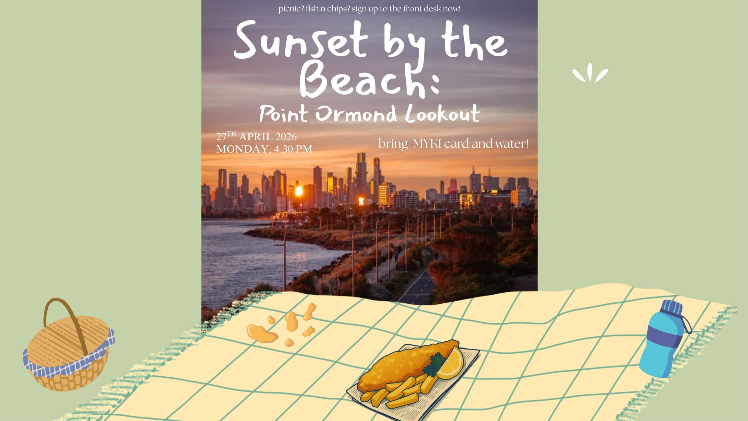 Sunset Picnic at Ormond Point