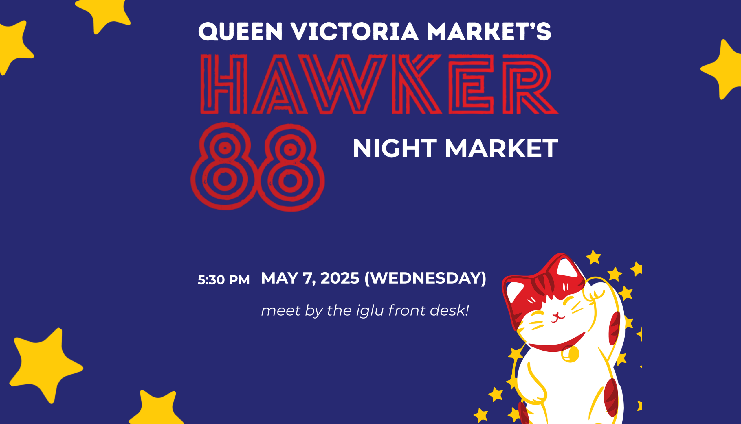 Hawker 88 Night Marken at Queen Vic Markets