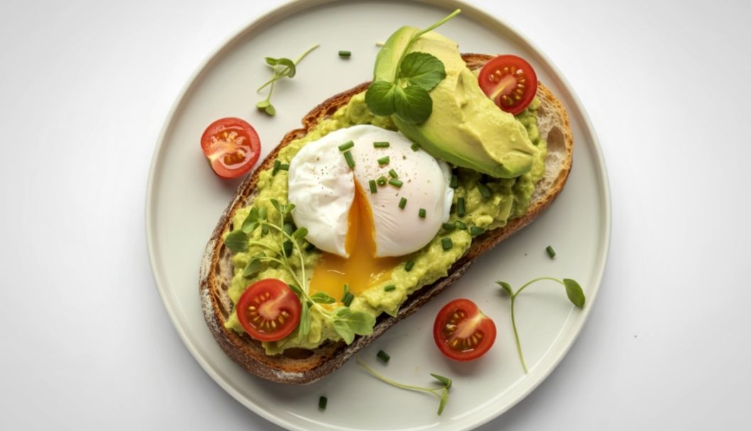 Special Breakfast - Smashed avocado and scrambled eggs on toast